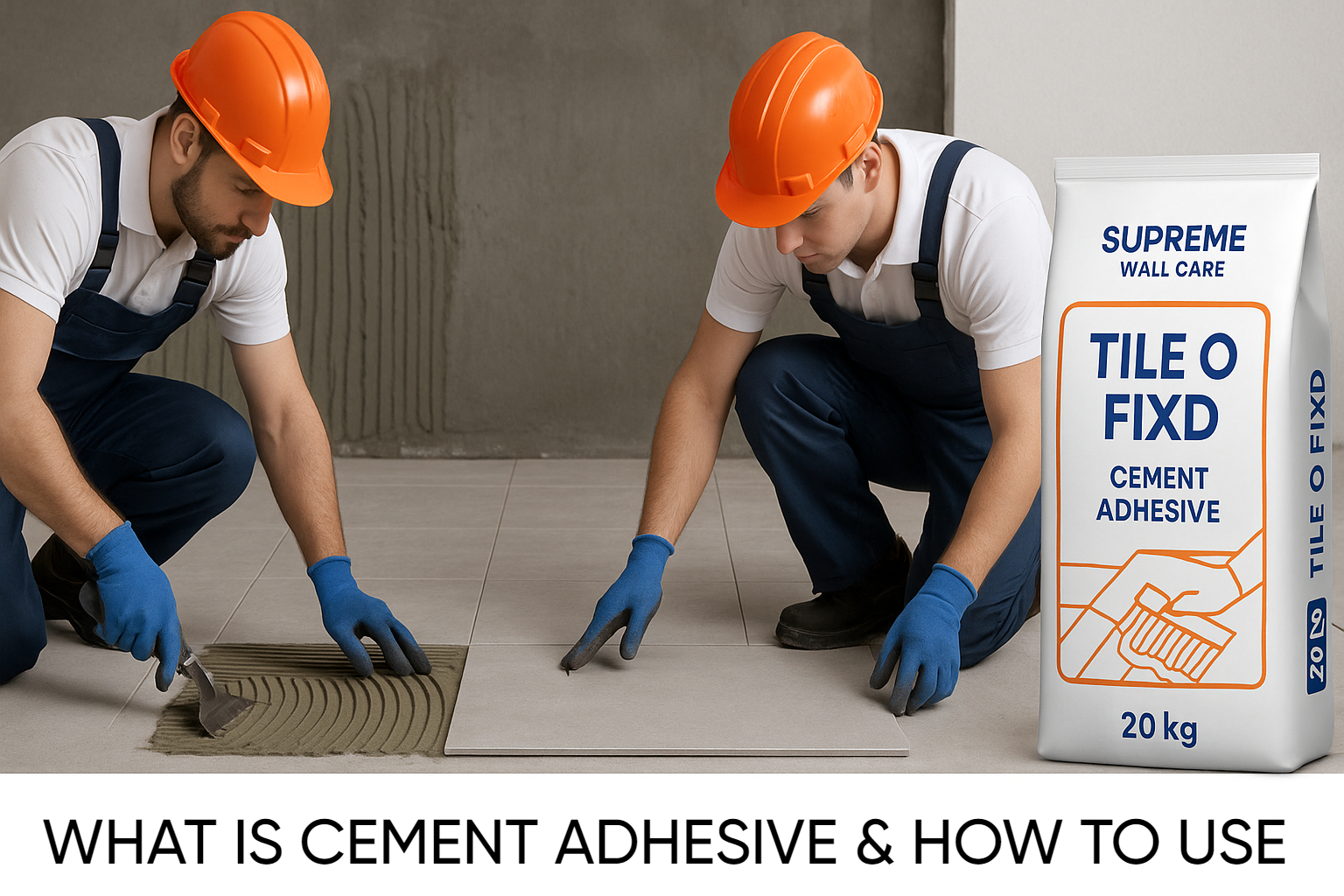 What is Cement Adhesive & How To Use