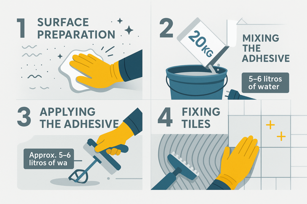 Step-by-Step Guide For Using Cement Adhesive